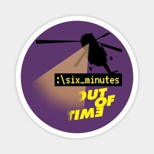 Six Minutes: Transparent Background Magnet